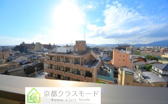 本当に街中かと疑うほどキレイな眺望。