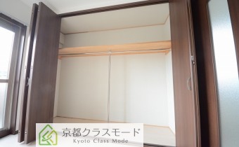 収納力抜群のクローゼット！
