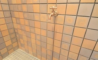 ペット用の足洗い場もあり！