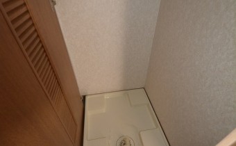 室内洗濯機置場　扉付き