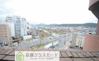 共用廊下よりの景色