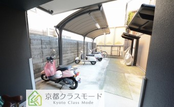 バイク置場　中型バイクもご相談可