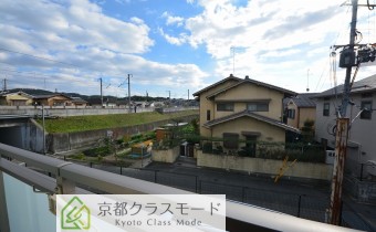 眺望　バルコニーから