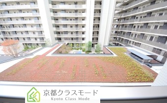 マンション共用廊下からの眺め