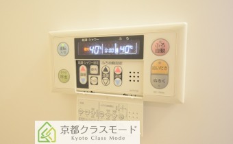 追い焚き機能操作パネル