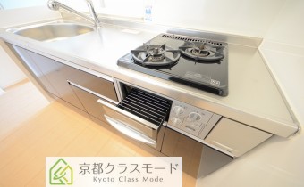 2口ガスコンロ（グリル付）