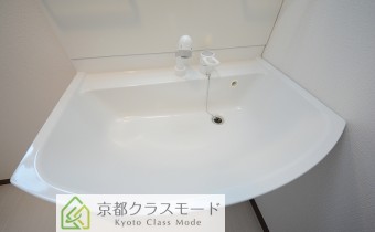 ワイドな洗面ボウル