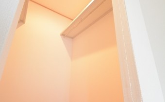 収納力抜群のウォークインクローゼットです♪