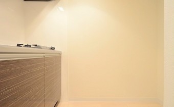 冷蔵庫の設置もゆったりと...