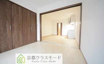 リビングと洋室を合わせると12.5帖のゆとりの室内空間に♪