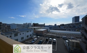 眺望　バルコニーから