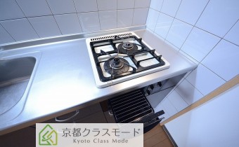 2口ガスコンロ（グリル付）