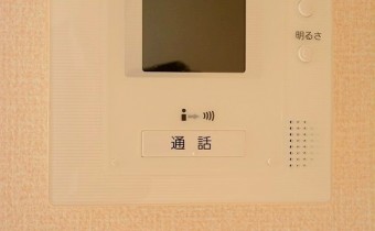 TVモニター付インターホン※同ハイツ別タイプの写真です