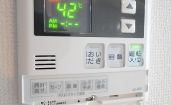 給湯器操作パネル