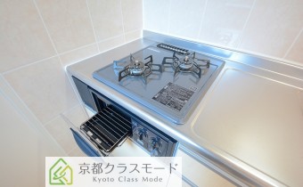 2口ガスコンロ（グリル付）
