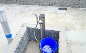 ペット足洗い場