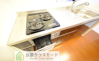 2口ガスコンロ（グリル付）