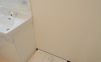 洗濯機置場　※室内写真は同マンション内の203号室のものです。