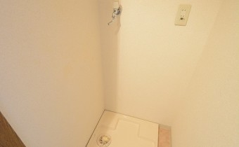 洗濯機置場　※室内写真は同マンション内の202号室のものです。