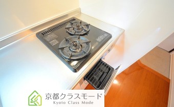 2口ガスコンロ（グリル付）