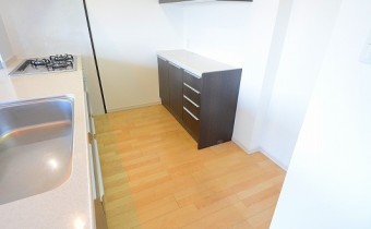 キッチンスペース　※室内写真は同マンション内の別タイプのものです。