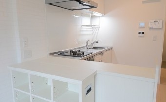 カウンター　収納付きです♪