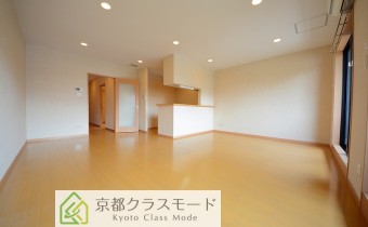リビングは19.1帖のカウンターキッチンタイプ♪
