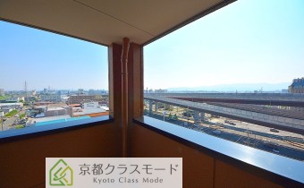 共用廊下から