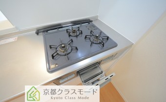 3口ガスコンロ（グリル付き）