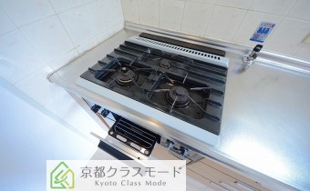 グリル付・3口ガスシステムキッチン