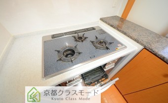 3口ガスコンロ（グリル付き）
