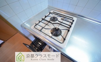 2口ガスコンロ（グリル付き）