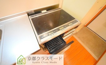 グリル付き2口IHキッチン