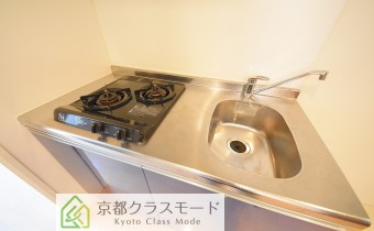 2口ガスコンロ＆シンク