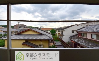 バルコニーから