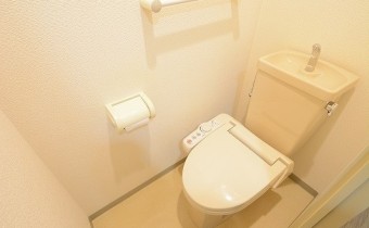 ウォシュレットトイレ　※室内写真は同マンション内の307号室のものです。
