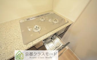 3口ガスコンロ（グリル付き）