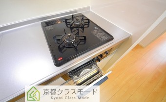 2口ガスコンロ（グリル付）