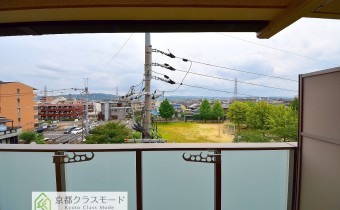 バルコニーから