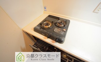 グリル付き2口ガスコンロ