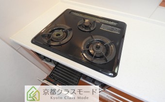 3口ガスコンロ(グリル付)