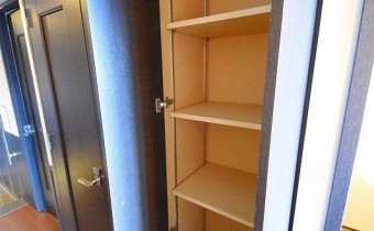 廊下の収納　※同マンション内の別のお部屋のものです。参考としてご覧ください。