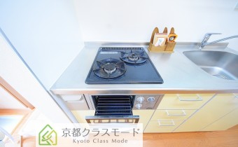 2口ガスコンロ（グリル付き）