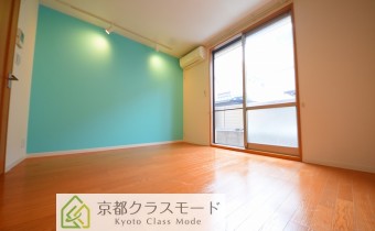 アクセントクロスがお洒落です。