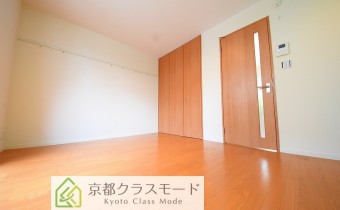 ワイドな6.8帖のお部屋♪クローゼットも広く使い勝手が良いです！