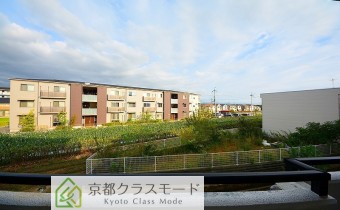 バルコニーから