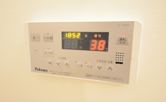 追い焚き機能付バス