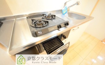 2口ガスコンロ（グリル付）