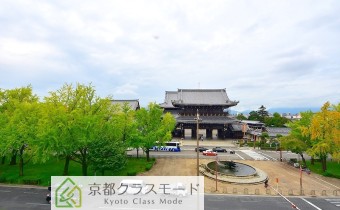 眺望　東本願寺が見えます♪