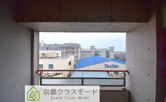 バルコニーから